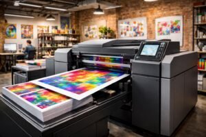 Digitális nyomda modern gépekkel kis szériás gyártáshoz